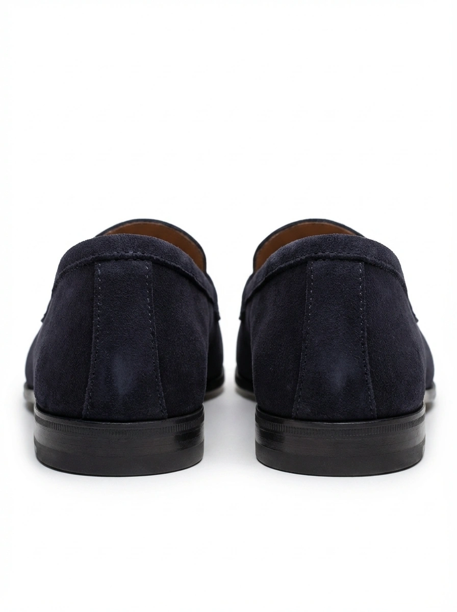 Loafer Daim Marine - Vue arrière
