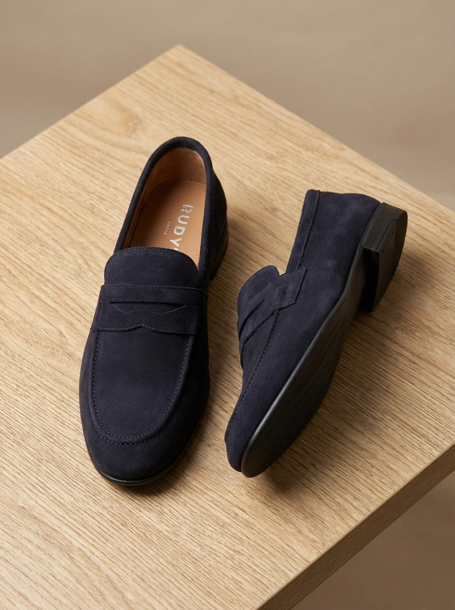 Loafer Daim Marine - Mise en contexte