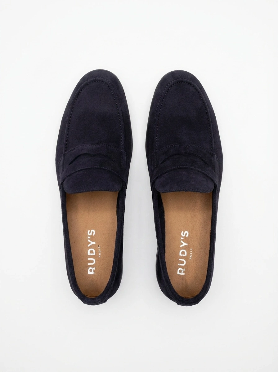 Loafer Daim Marine - Vue intérieur