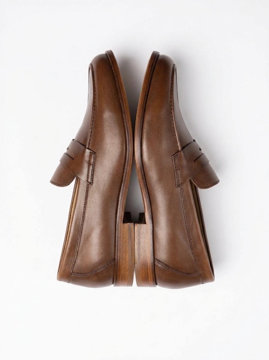 Penny Loafer Marron - Vue côté gauche