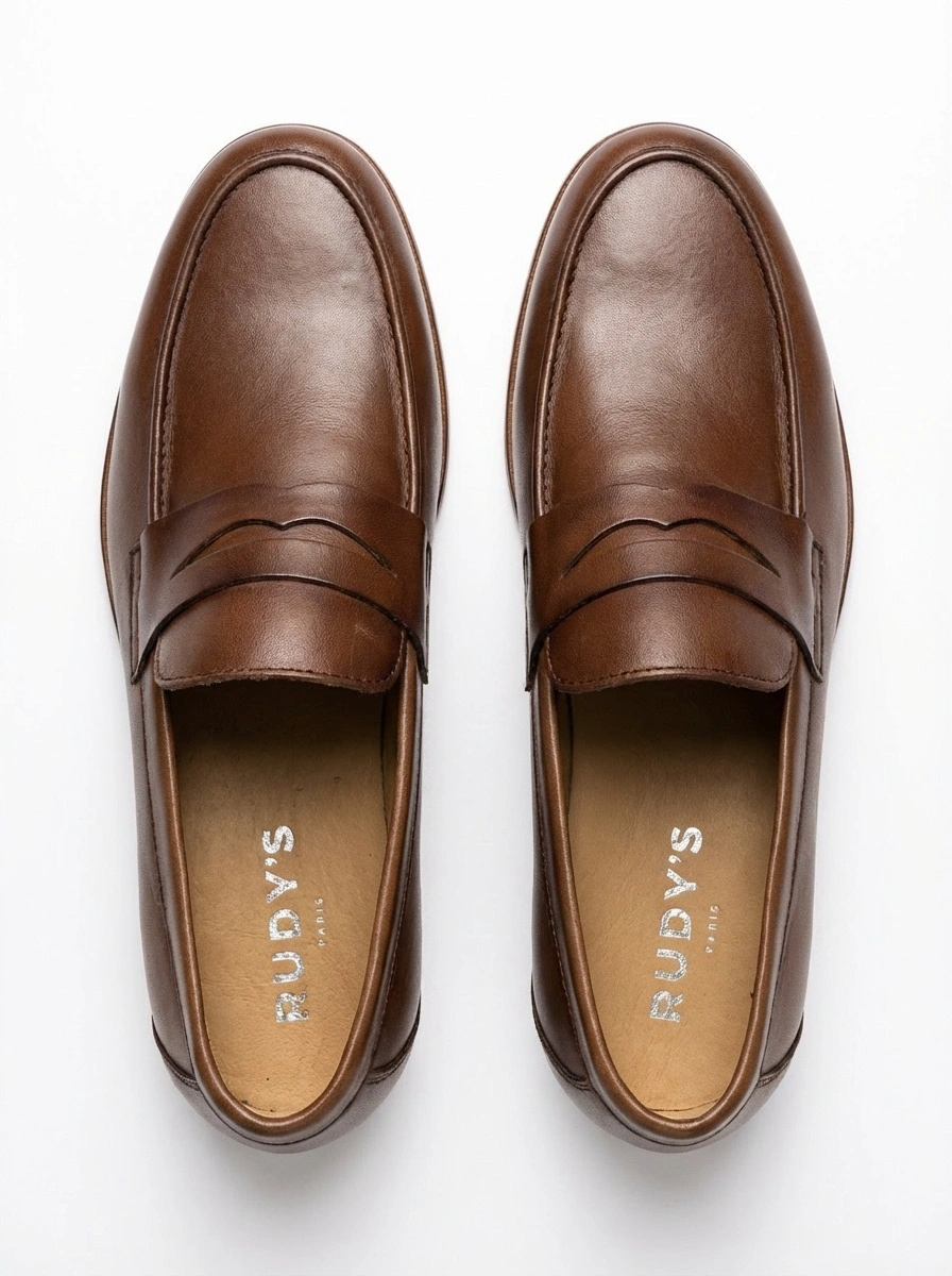 Penny Loafer Marron - Vue intérieur