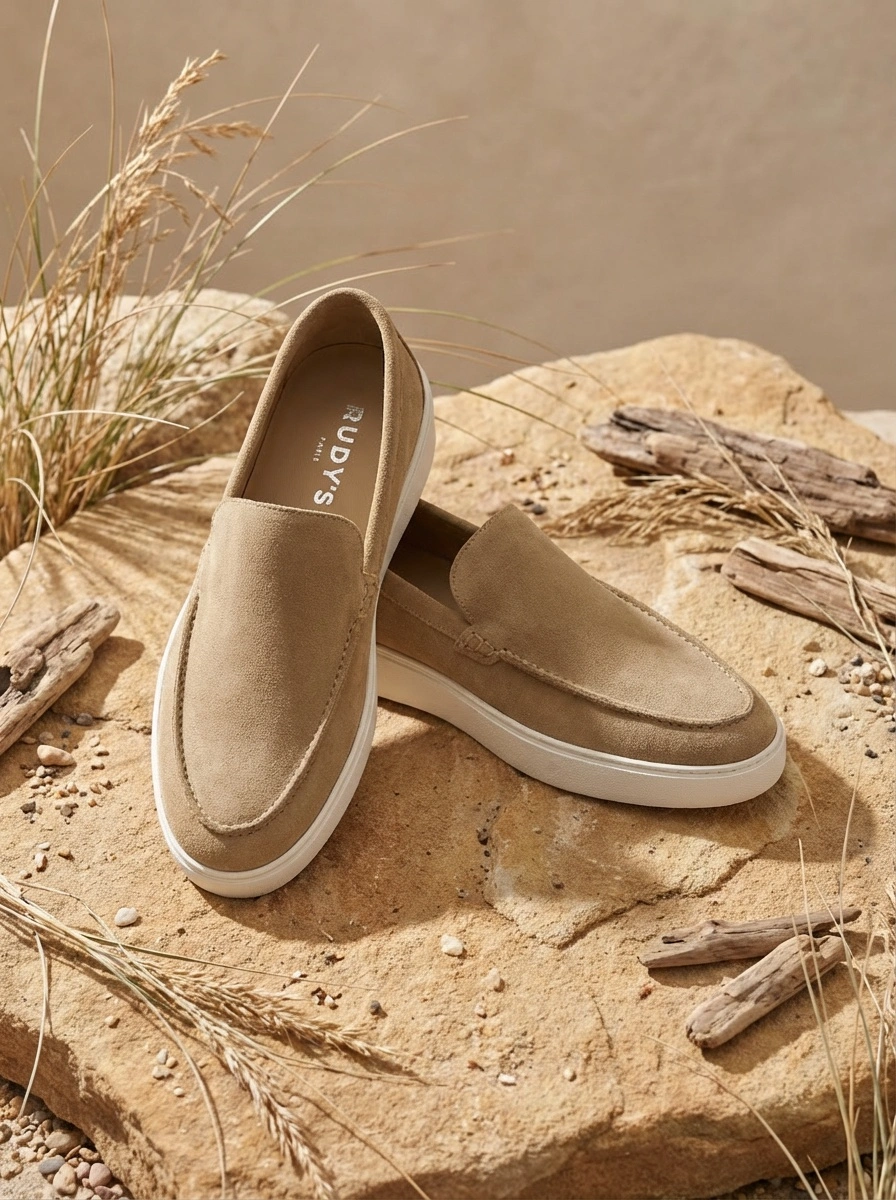 Slip-on Beige - Mise en contexte