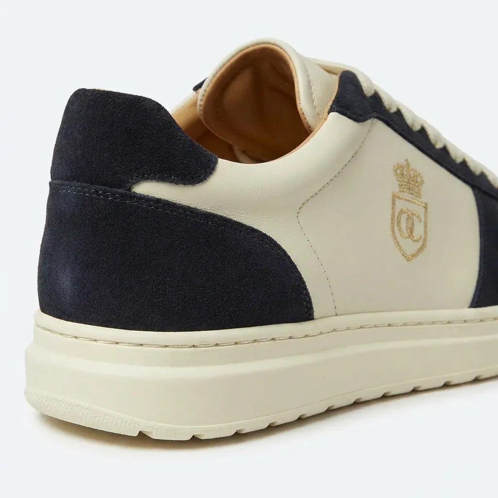 Sneakers FLC Noir Blanc - Vue talon