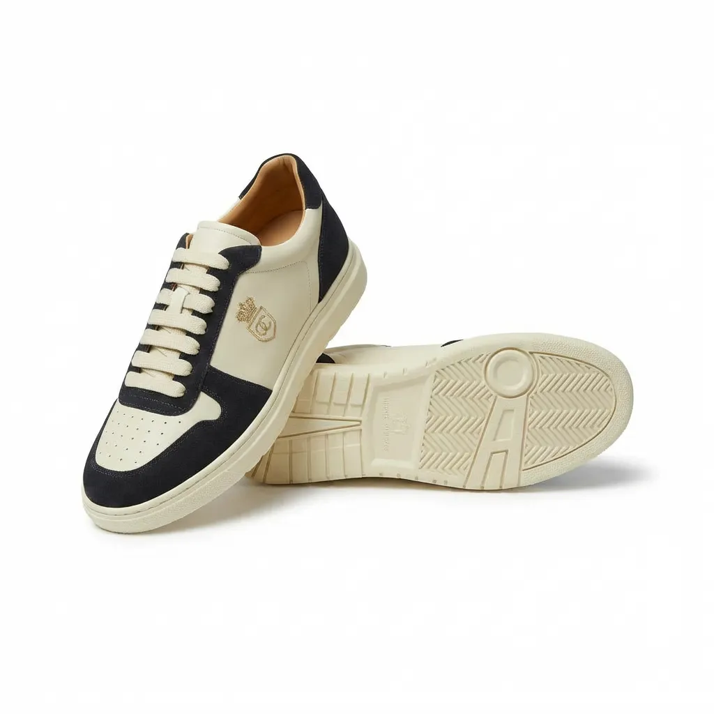 Sneakers FLC Noir Blanc - Intérieur semelle