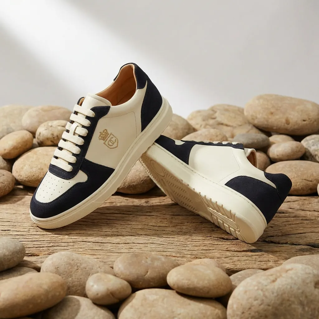 Sneakers FLC Noir Blanc - Mise en contexte