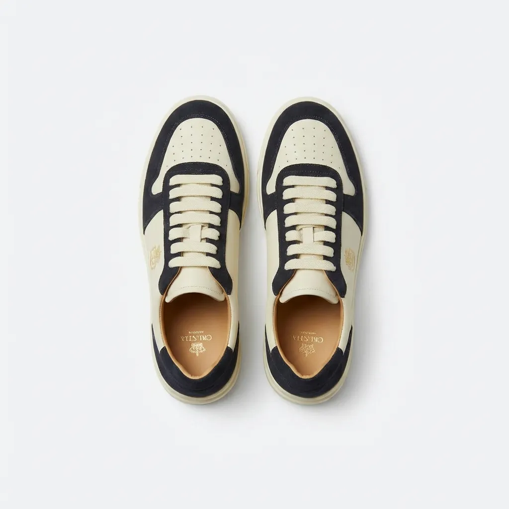 Sneakers FLC Noir Blanc - Vue intérieur