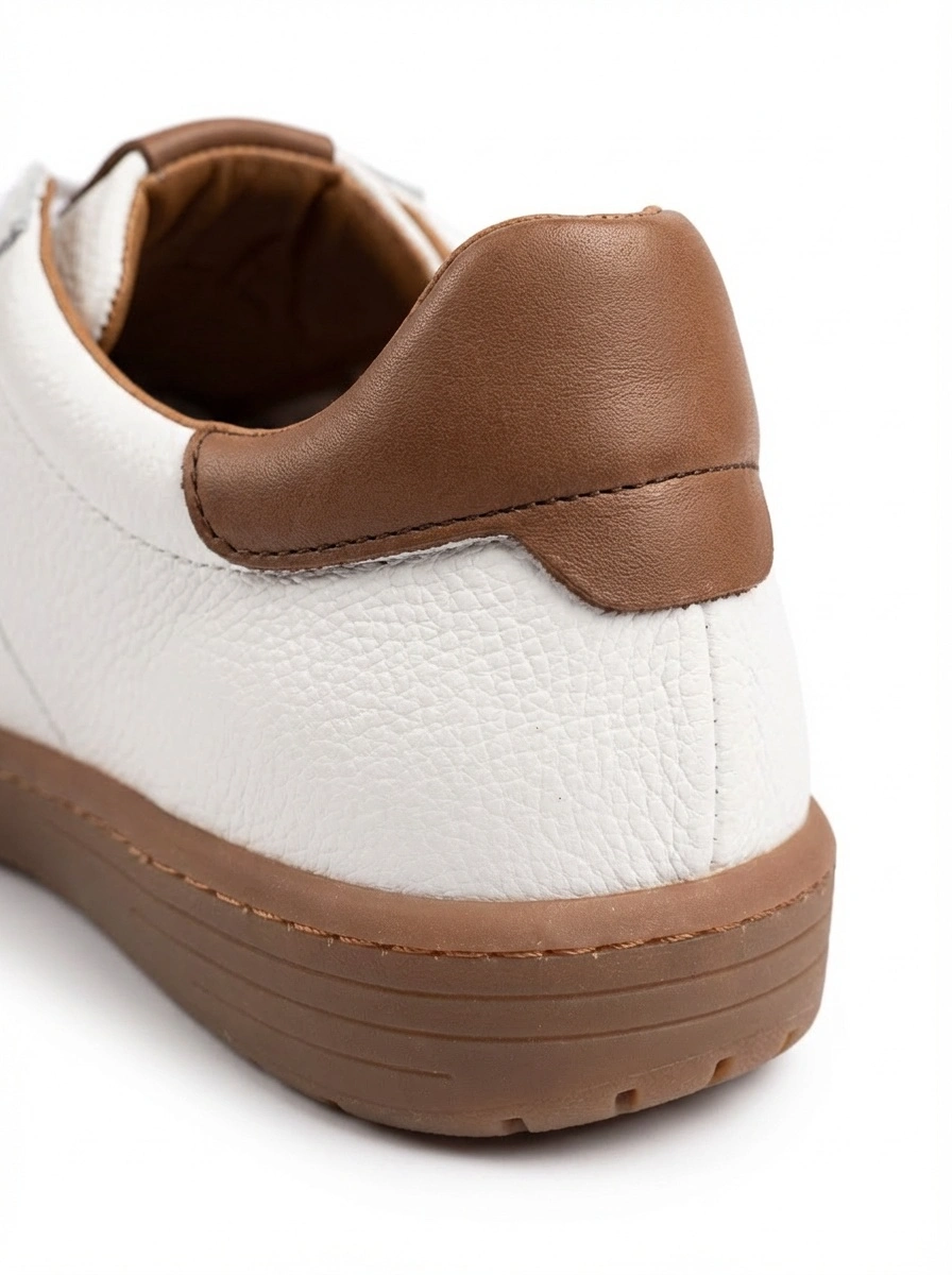 Sneakers Blanc - Vue talon