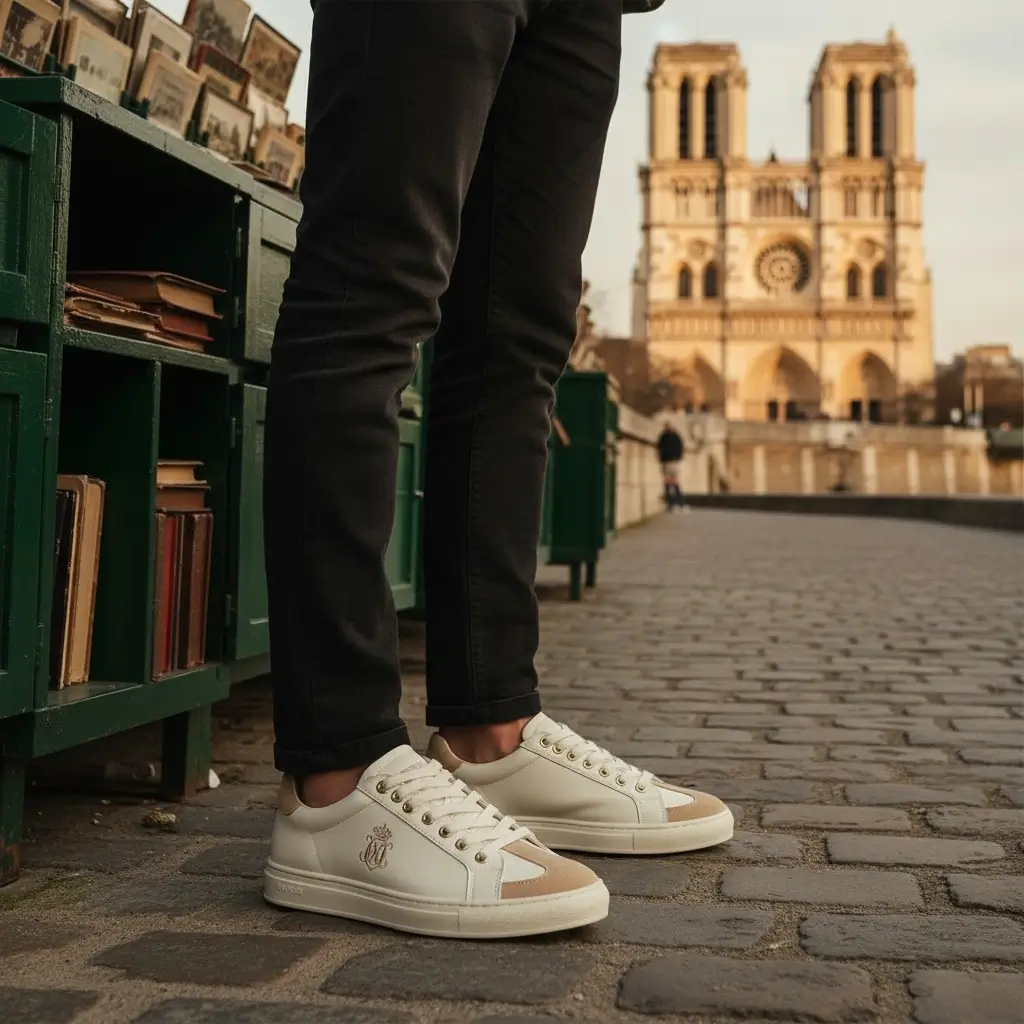 Shooting sneakers lifestyle urbain