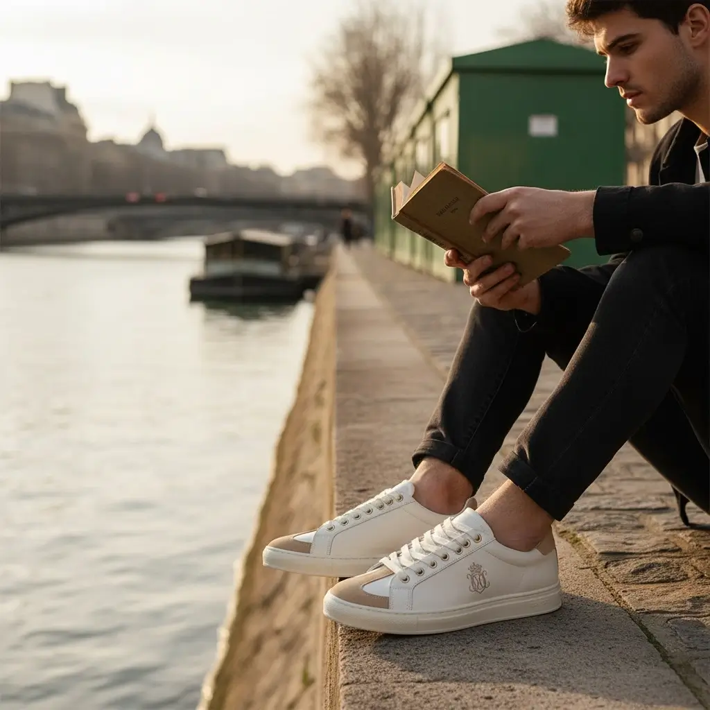 Shooting sneakers lifestyle détail